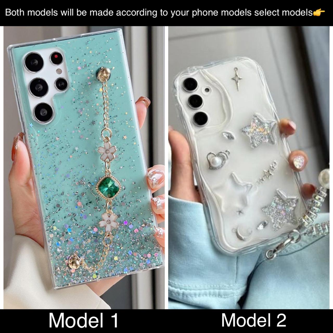 soft silicone pack of 2 phone cases charms sliders (Copy)