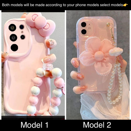 soft silicone pack of 2 phone cases (charms collection)